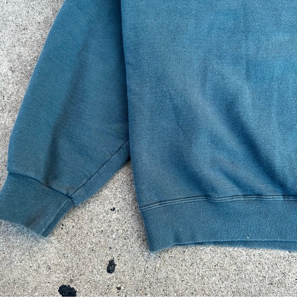 Vintage 90s Russell Athletic Blank Streetwear Crewneck Made in USA Sweatshirt XL - Picture 7 of 12